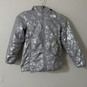 The North Face S Girls Jacket Puffer Reversible Hood Winter Ski Cold Weather